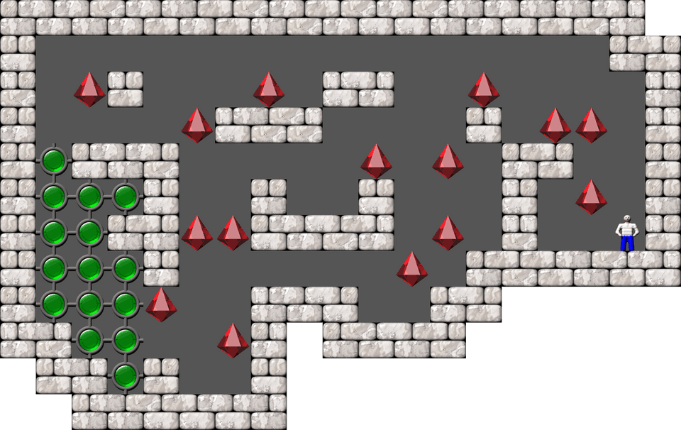 Sokoban Mass Remodel level 1242